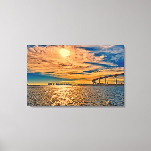 USA, CA, San Diego-Coronado Bay Bridge Leinwanddruck (Vorderseite)