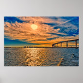 USA, CA, San Diego-Coronado Bay Bridge Poster (Vorne)