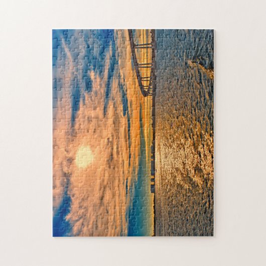 USA, CA, San Diego-Coronado Bay Bridge Puzzle (Vertikal)