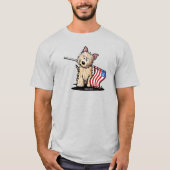 USA Cairn Terrier Basic T-Shirt (Vorderseite)