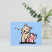 USA Cairn Terrier Postcard Postkarte (Stehend Vorderseite)