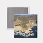 USA. California. Großer Sur. Bixby Bridge Magnet (Vorderseite/Rückseite)