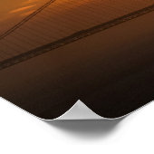 USA. California. San Francisco. Sonneneinstellung Poster (Ecke)