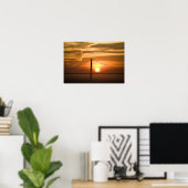 USA. California. San Francisco. Sonneneinstellung Poster (Heimbüro)