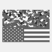 USA Camouflage Flag Geschenkpapier Set (Vorderseite 3)