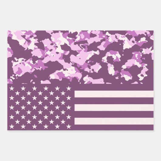 USA-Camouflage Geschenkpapier Set (Vorderseite 3)