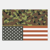 USA-Camouflage Geschenkpapier Set (Vorderseite)