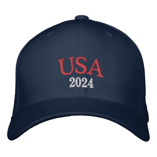 USA Cap Bestickte Baseballkappe (Vorderseite)