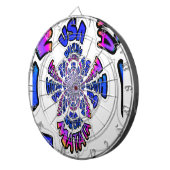 USA Celebration: Lieblicher Spaß Text Dynamic Art Dartscheibe (Vorderseite rechts)