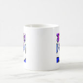 USA Celebration: Lieblicher Spaß Text Dynamic Art Kaffeetasse (Mittel)