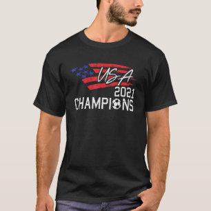 USA Champions 2021 Fußball American Football Team  T-Shirt