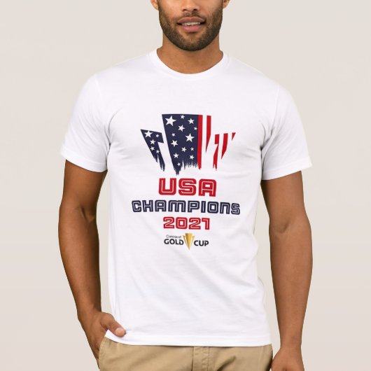 	USA Champions 2021 Gold Cup Concacaf T - Shirt (Vorderseite)