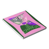 USA Change Art Print Notizblock (angewinkelt)