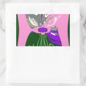 USA Change Art Print Rechteckiger Aufkleber (Tasche)