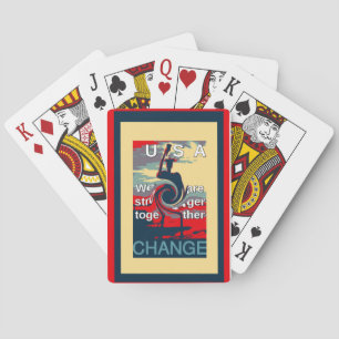 USA Change: Stärker gemeinsam - Einheitsdesign Spielkarten