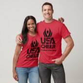 USA Cheer Black Logo T-Shirt (Unisex)