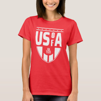 USA Cheer Red US A Fan T-Shirt