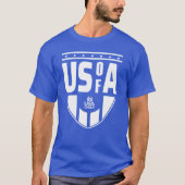 USA Cheer Royal Blue US A Fan T-Shirt (Vorderseite)