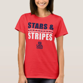 USA Cheer Stars & Stripes Fan-T-Shirt T-Shirt