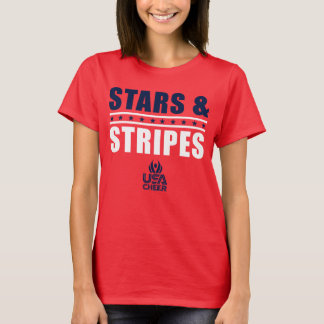 USA Cheer Stars & Stripes Fan-T-Shirt T-Shirt