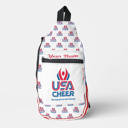USA Chef Flag Anpassbare Sling Bag (Vorderseite)