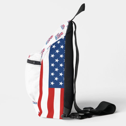 USA Chef Flag Anpassbare Sling Bag (Rechts)