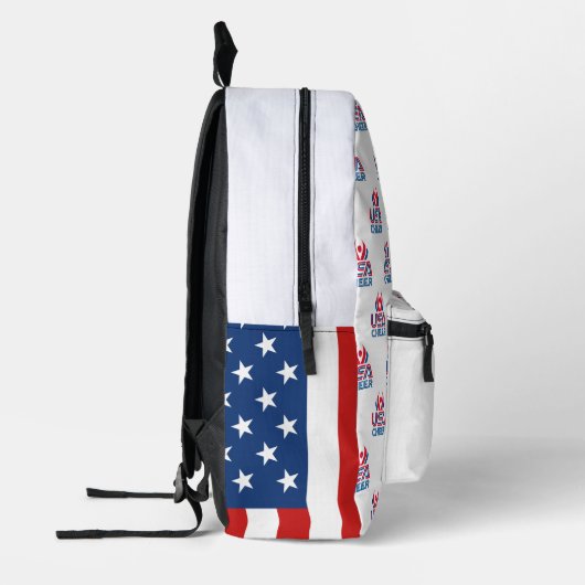 USA Chef Flag Anpassbarer Backpack Bedruckter Rucksack (Links)