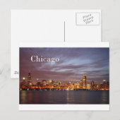 USA Chicago St.K. Postkarte (Vorne/Hinten)