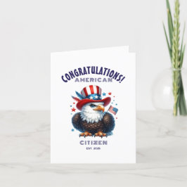 USA Citizenship Herzlichen Glückwunsch American Ca Dankeskarte