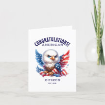 USA Citizenship Herzlichen Glückwunsch American Ca