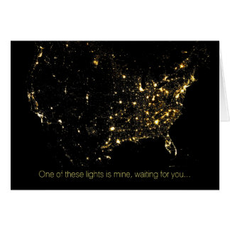 USA City Lights - Nacht