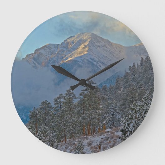 USA, Colorado, Berge in Estes Park Große Wanduhr (Vorderseite)