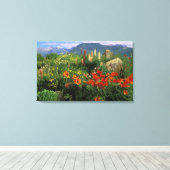 USA, Colorado, Crested Butte. Pflaumen und Lupine Leinwanddruck (Insitu (Holzboden))