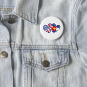 USA-Colorado-Flag-Herz Button (Beispiel)