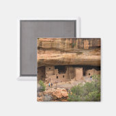 USA, Colorado. Klippenwohnungen Magnet (Vorderseite/Rückseite)