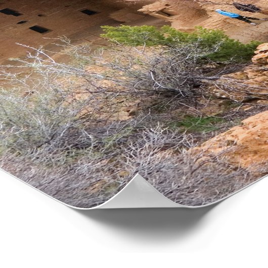 USA, Colorado. Klippenwohnungen Poster (Ecke)