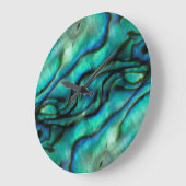 USA, Colorado, Lafayette. abalone shell assembly Große Wanduhr (Winkel)