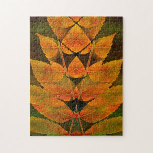 USA, Colorado, Lafayette. Herbst-Sumach-Montage Puzzle
