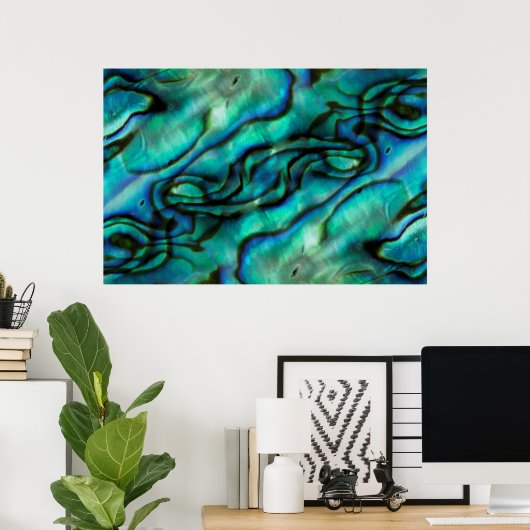 USA, Colorado, Lafayette. Muschel Abalone Poster (Heimbüro)