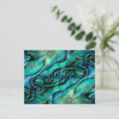 USA, Colorado, Lafayette. Muschel Abalone Postkarte (Stehend Vorderseite)