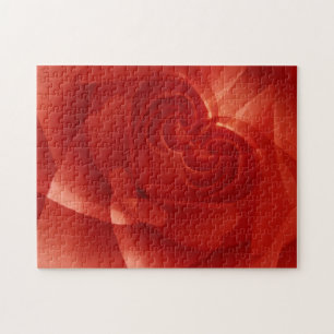 USA, Colorado, Lafayette. Rote Rose Puzzle