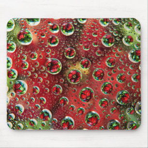 USA, Colorado, Lafayette. Wasserblasen auf Glas 3 Mousepad