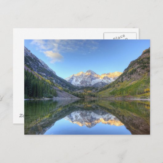 USA, Colorado, Maroon Bells-Snowmass Postkarte (Vorne/Hinten)