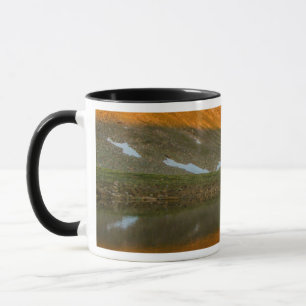 USA, Colorado, Mt. Evans. Summit Lake Spiegelung Tasse