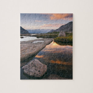 USA, Colorado, Rocky Mountain NP. Sonnenaufgang i Puzzle