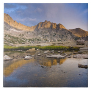 USA, Colorado, Rocky Mountain NP.  Sturmwolken Fliese