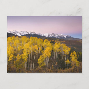 USA, Colorado, Rocky Mountains. Morgendämmerung i Postkarte