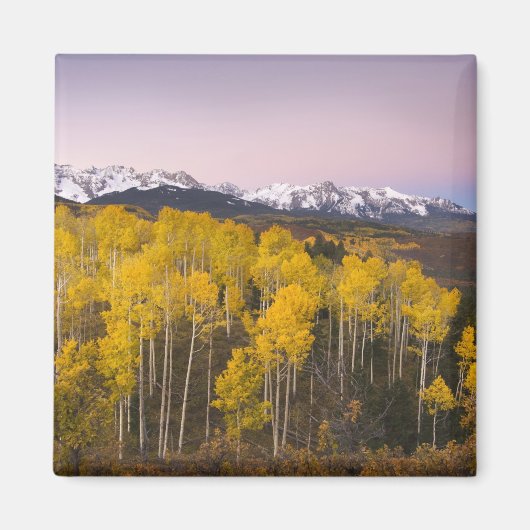 USA, Colorado, Rocky Mountains. Morgendämmerung Magnet (Vorne)