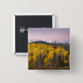USA, Colorado, Rocky Mountains.  Morgenröte Button (Vorne & Hinten)