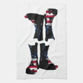USA Combat Boots Geschirrtuch (Vertikal)